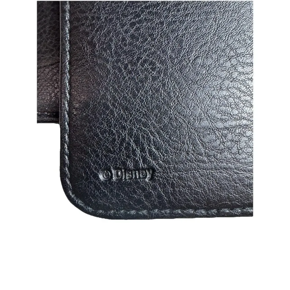 Disney Mickey Mouse Black Leather Portfolio Cover for 5 x 8 small legal pads (2)